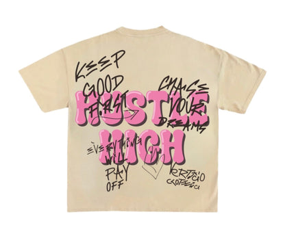 HUSTLE HIGH TEE