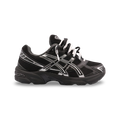 GEL-1130 Black Pure Silver - Double Laces
