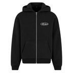 FLUFFY ZIPPER CLEAN - Black