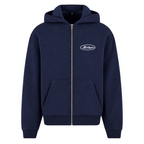 FLUFFY ZIPPER CLEAN - Navy