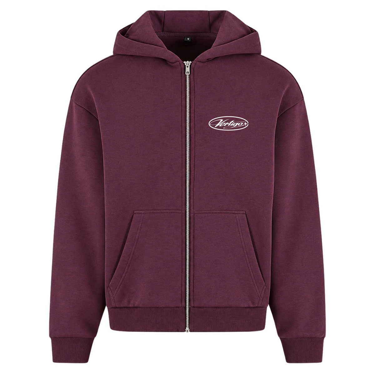 FLUFFY ZIPPER CLEAN - Plum Purple