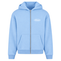 FLUFFY ZIPPER CLEAN - Powder Blue