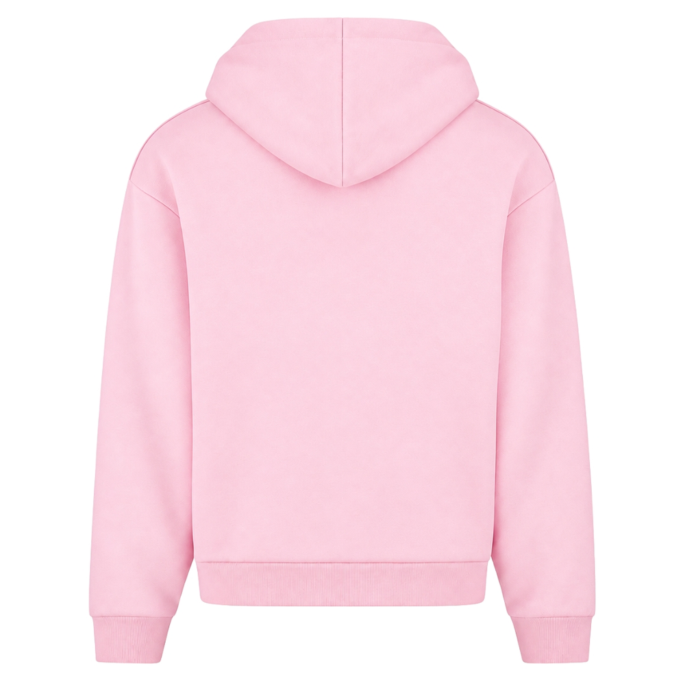 FLUFFY ZIPPER CLEAN - Soft Pink - Rueckseite