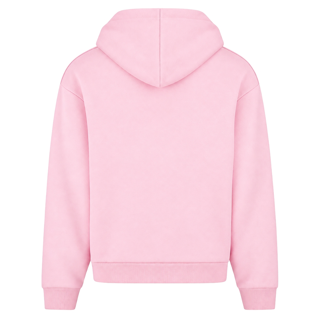 FLUFFY ZIPPER CLEAN - Soft Pink - Rueckseite