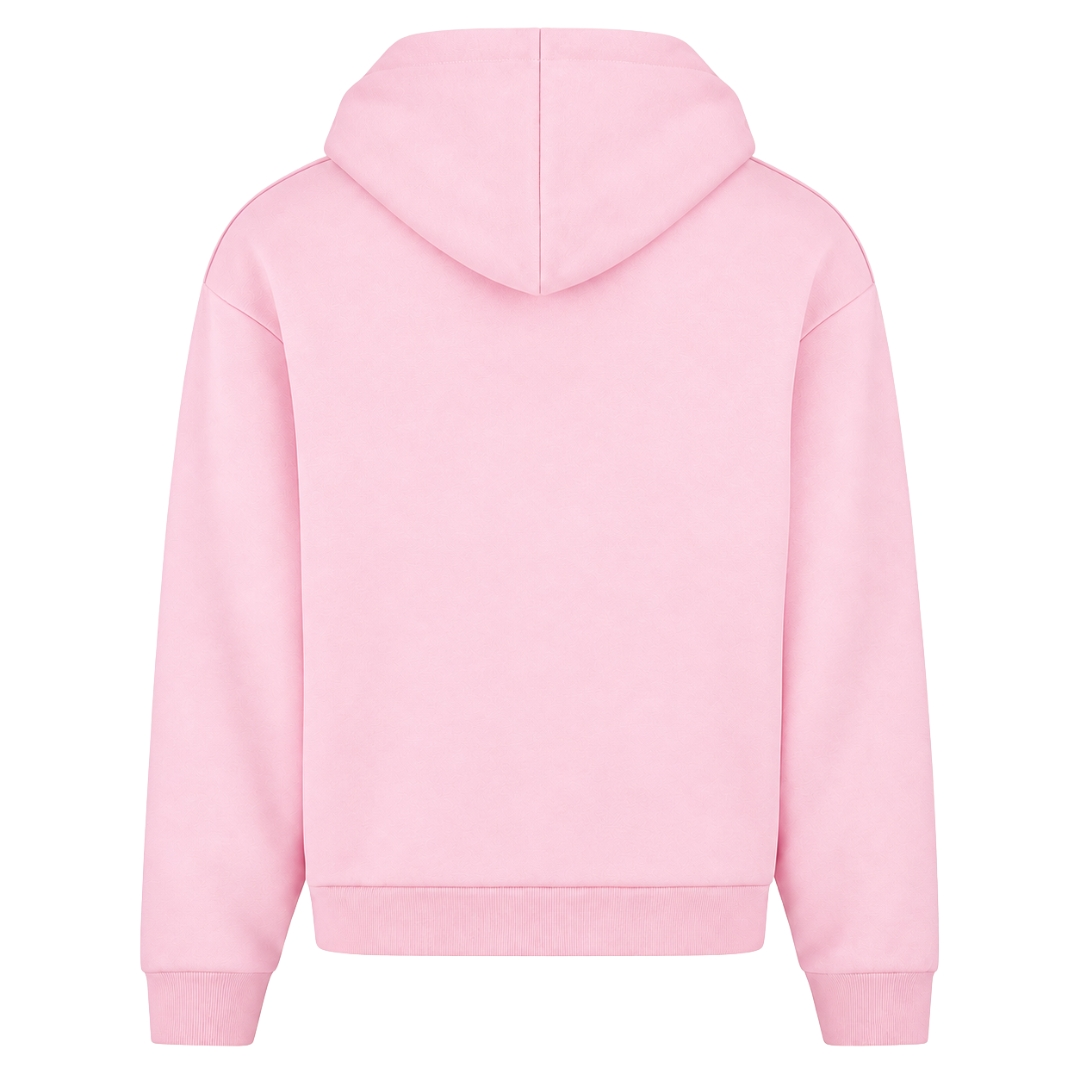 FLUFFY ZIPPER CLEAN - Soft Pink - Rueckseite