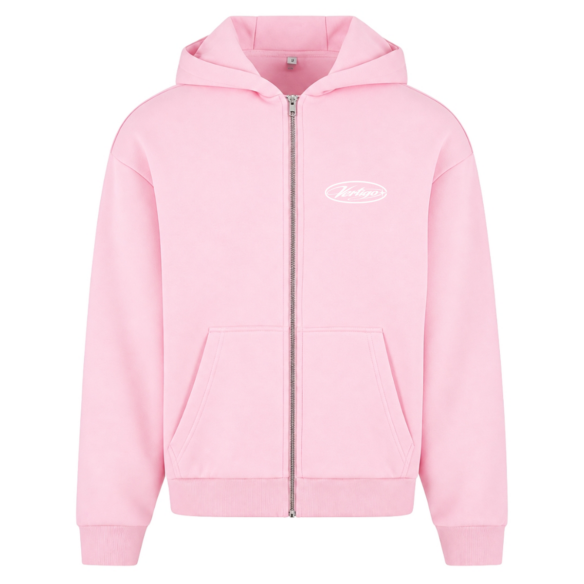 FLUFFY ZIPPER CLEAN - Soft Pink