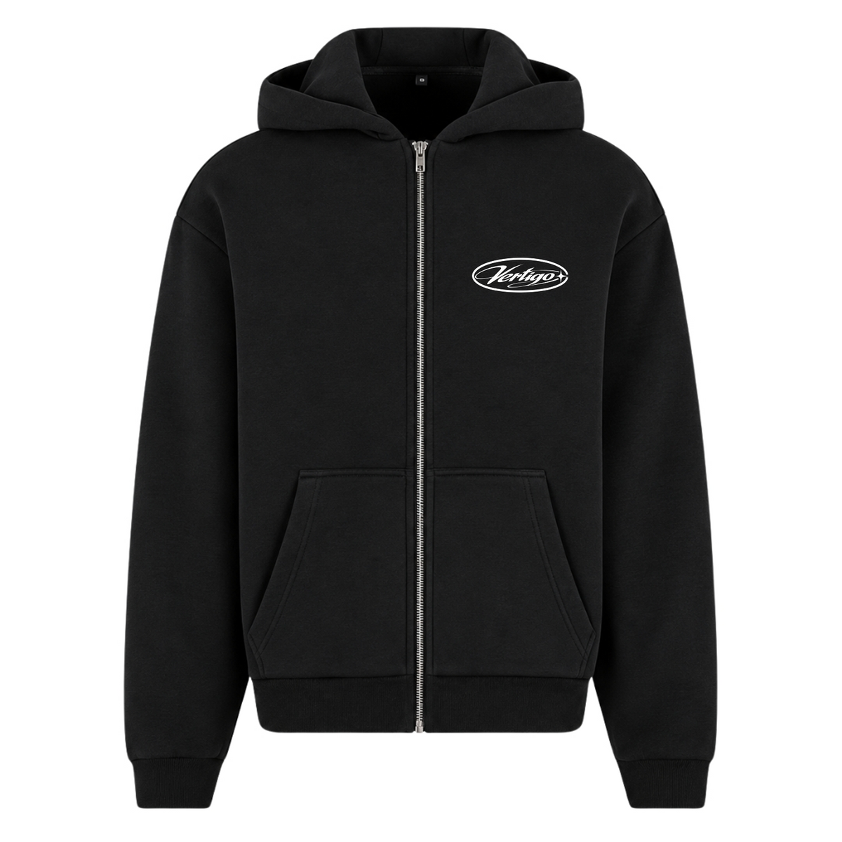 FLUFFY ZIPPER - Black