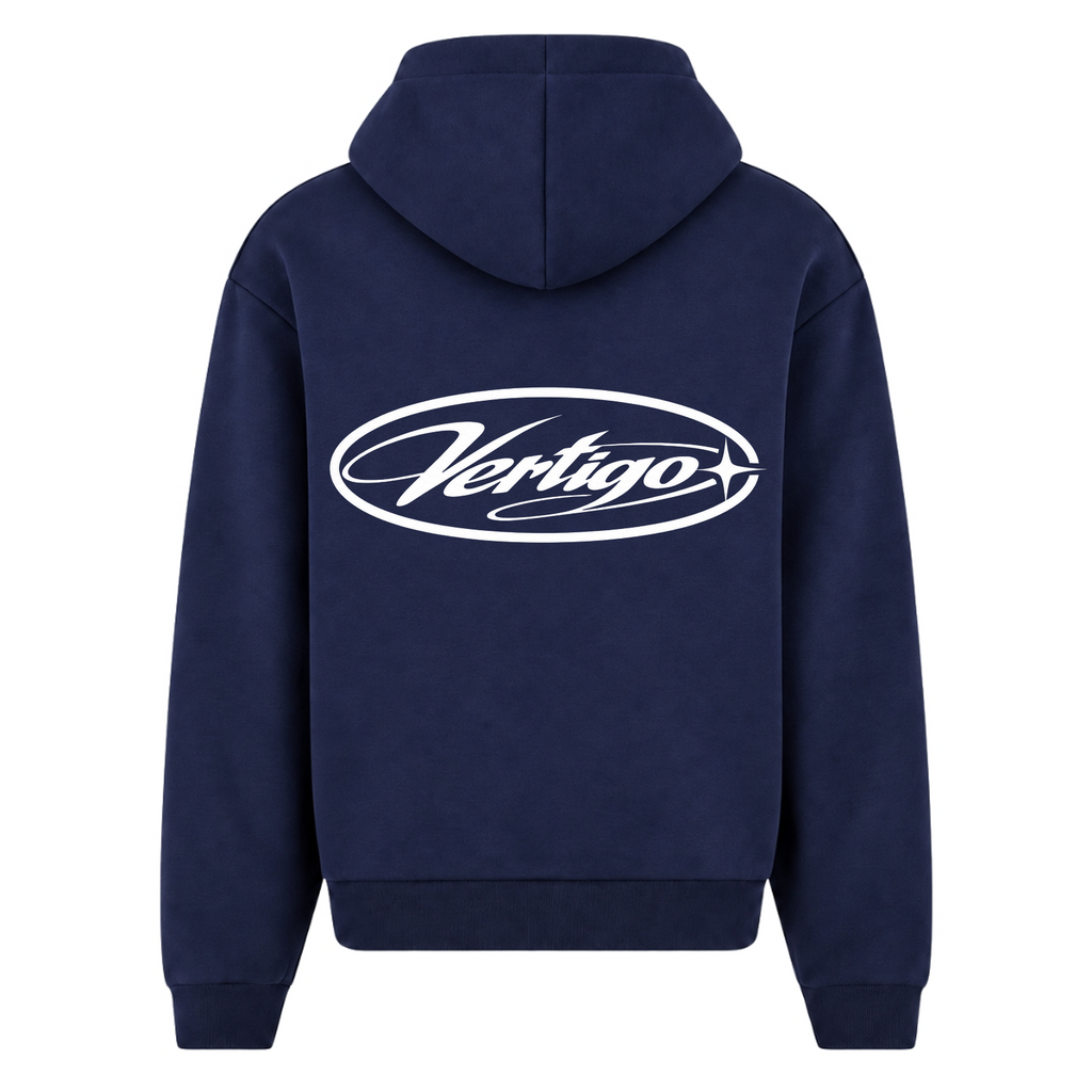 FLUFFY ZIPPER - Navy - Rueckseite