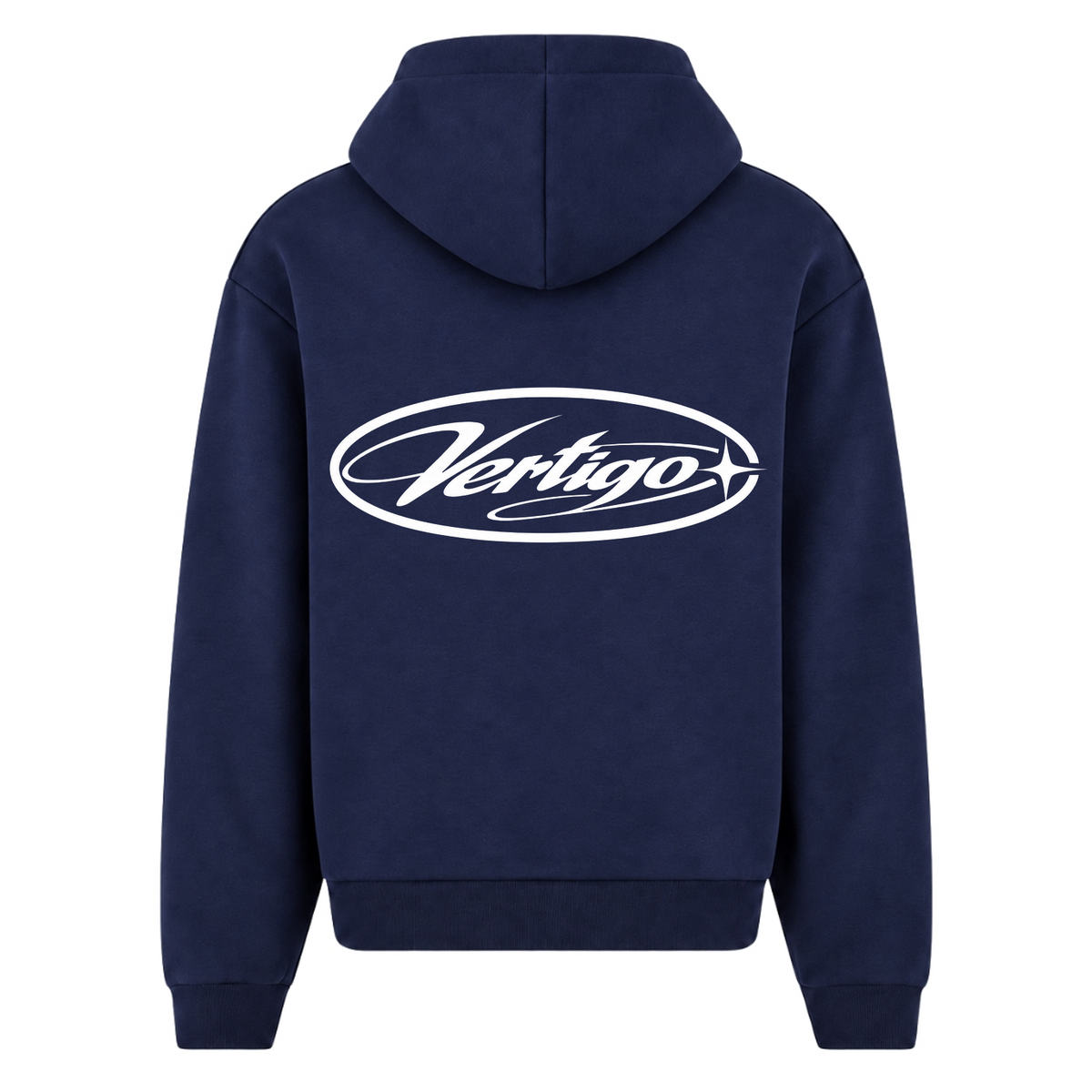 FLUFFY ZIPPER - Navy - Rueckseite
