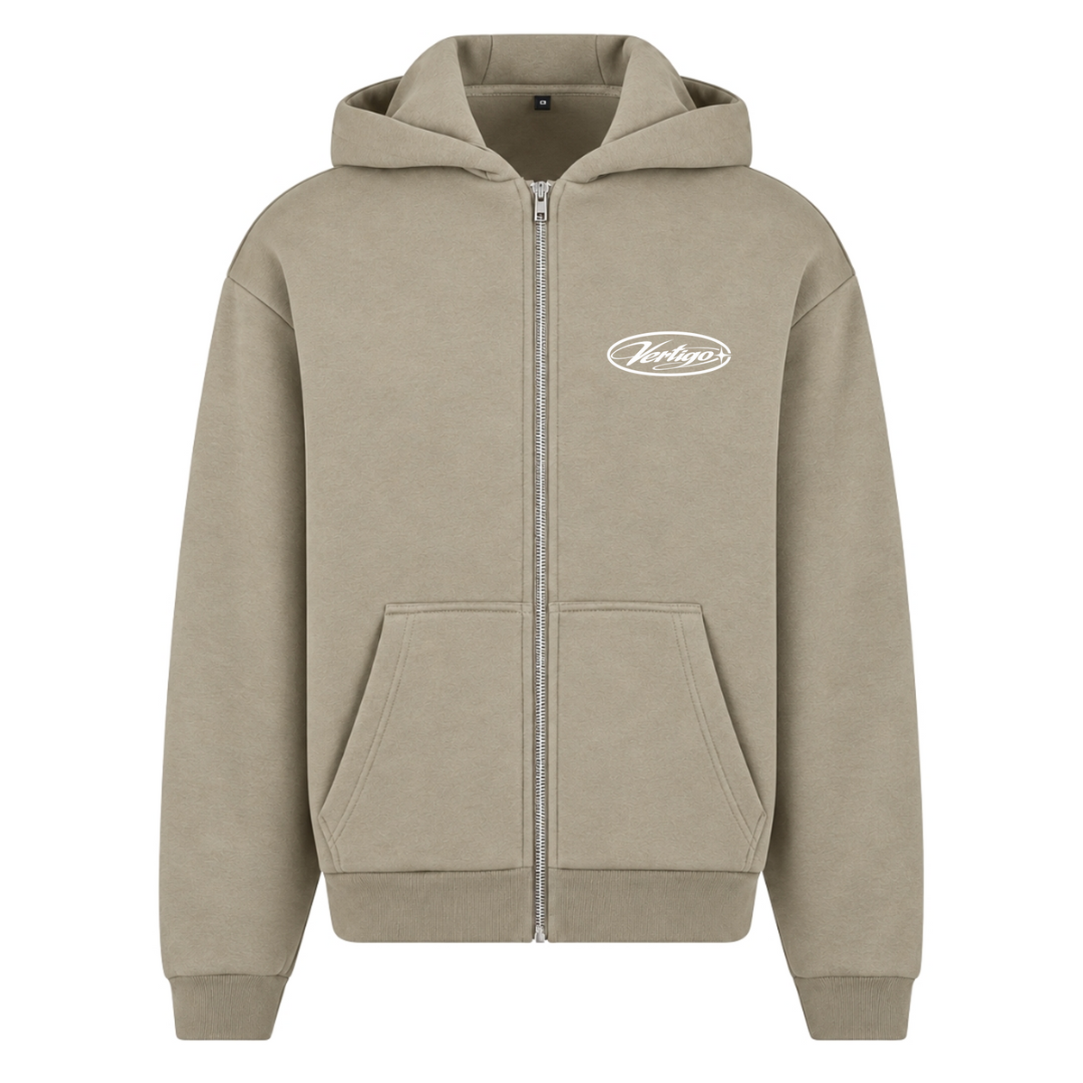 FLUFFY ZIPPER - Pale Olive