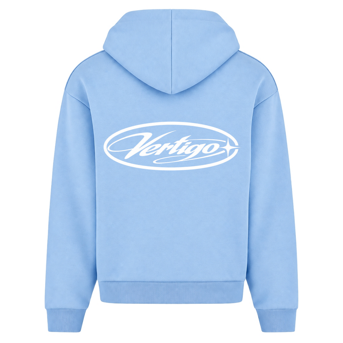 FLUFFY ZIPPER - Powder Blue - Rueckseite