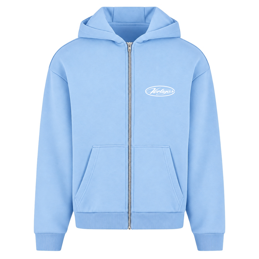 FLUFFY ZIPPER - Powder Blue