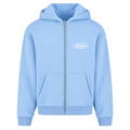 FLUFFY ZIPPER - Powder Blue