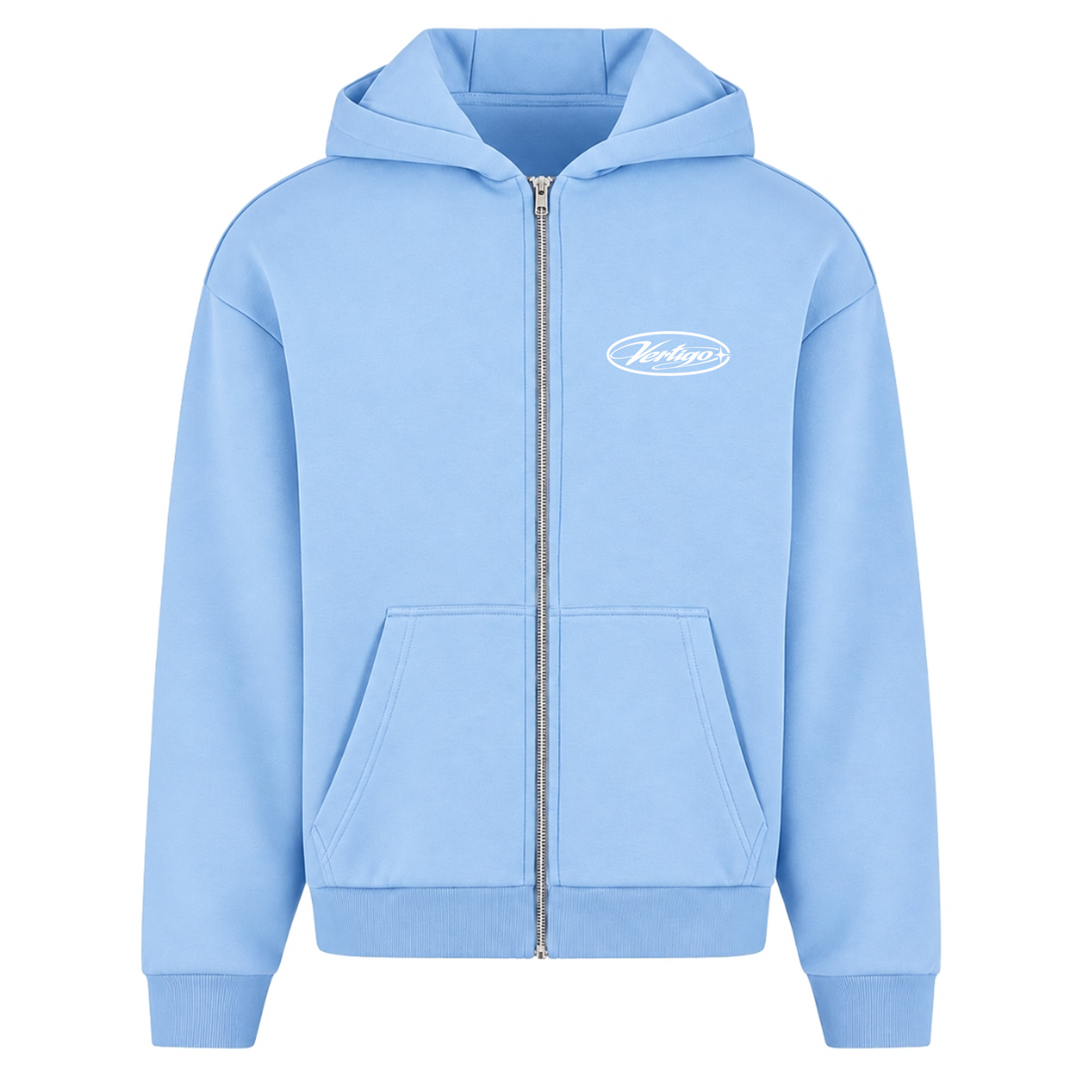 FLUFFY ZIPPER - Powder Blue