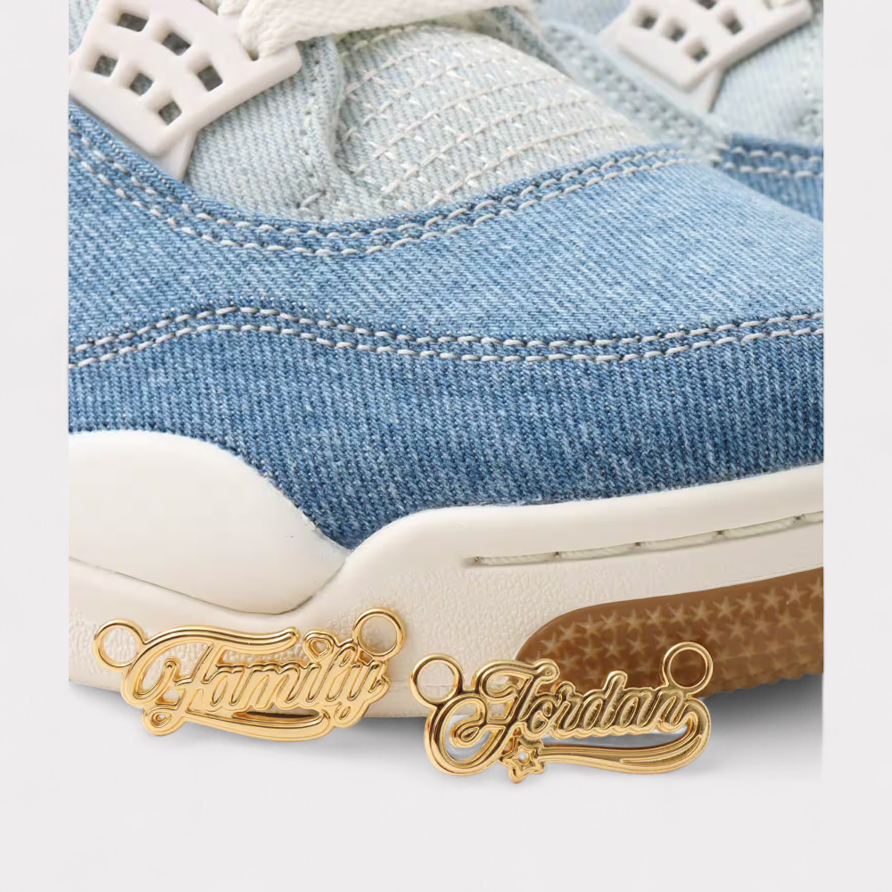 Nike Jordan 4 - Denim Worn Blue